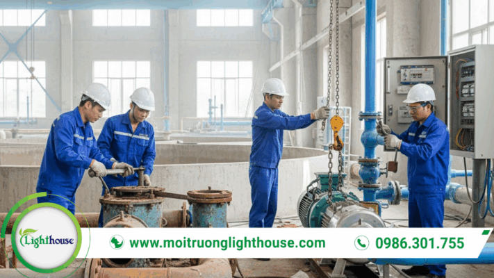 Dịch vụ bảo trì hệ thống xử lý nước thải công nghiệp của Môi trường Lighthouse.