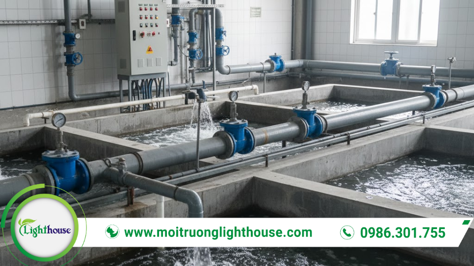 Vận hành HTXL nước thải công nghiệp: Quy trình, Thông số