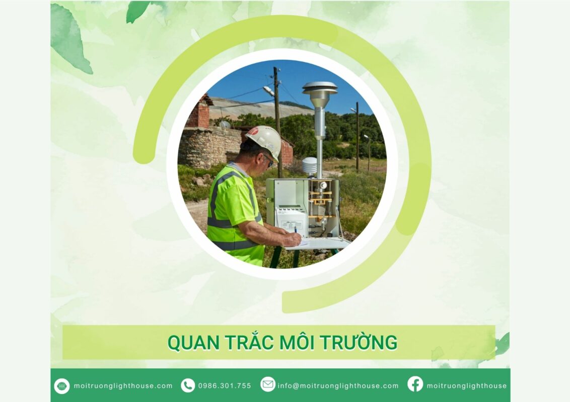 Quan trắc môi trường và Lập Báo cáo công tác BVMT