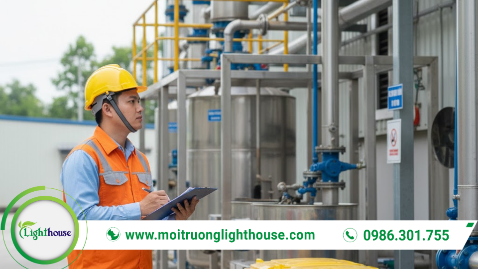 Dịch vụ làm giấy phép môi trường khảo sát hiện trường cơ sở sản xuất để đánh giá nguồn thải và biện pháp bảo vệ môi trường.