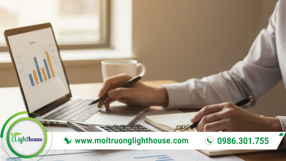 Thu thập dữ liệu và lập báo cáo phát thải khí nhà kính tại doanh nghiệp.