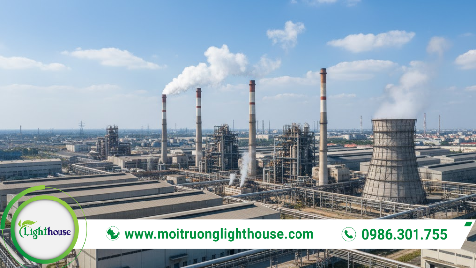 Quan trắc khí thải: Khái niệm, tầm quan trọng và các phương pháp 1 Nguồn phát thải công nghiệp cần quan trắc khí thải để kiểm soát ô nhiễm không khí.