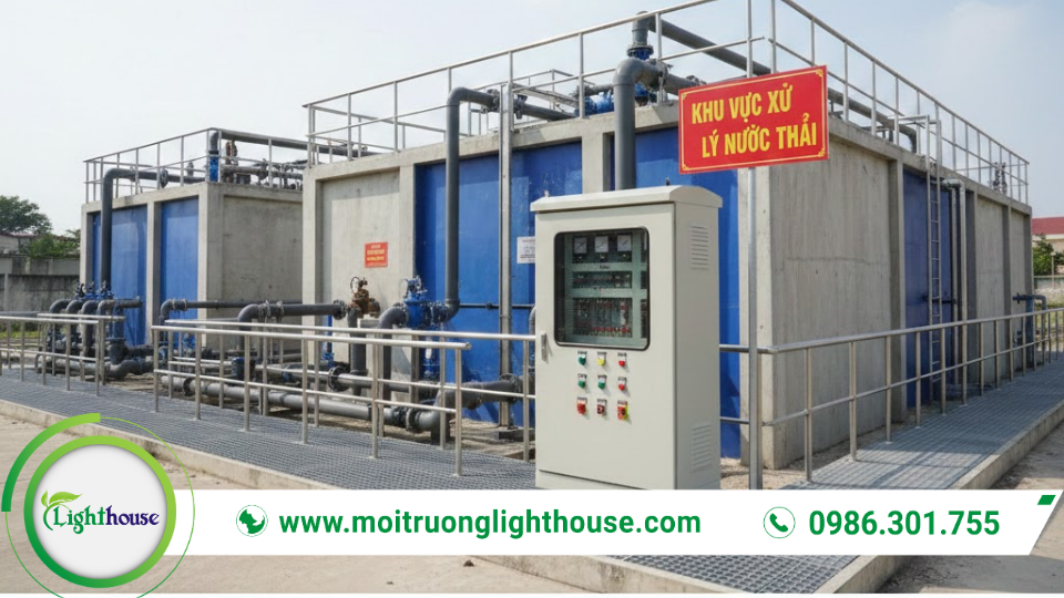 Trạm xử lý nước thải y tế dạng module lắp ghép, tối ưu diện tích và dễ thi công cho bệnh viện, phòng khám.