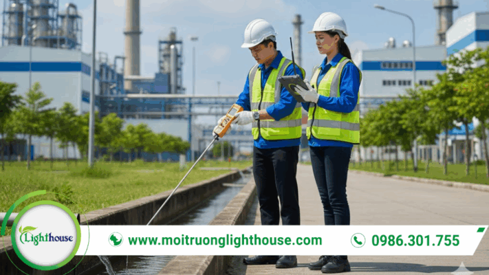 Hoạt động quan trắc môi trường tại hiện trường theo quy định về quan trắc môi trường hiện hành