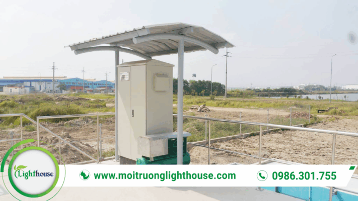 Điểm quan trắc nước thải định kỳ tại cơ sở sản xuất theo quy định môi trường