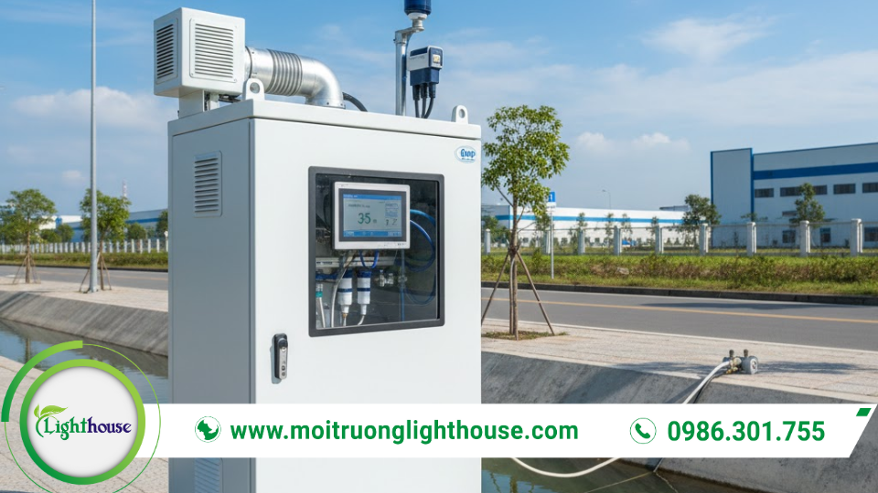 Trạm quan trắc môi trường tự động vận hành theo quy định về quan trắc môi trường