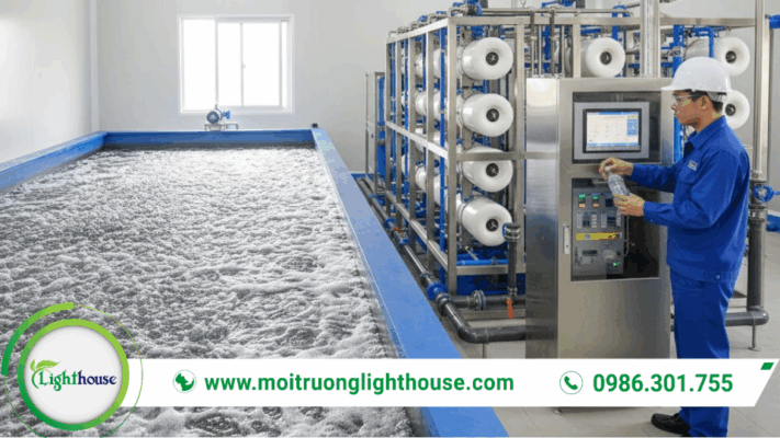 Dự án xử lý nước thải ứng dụng công nghệ màng lọc hiện đại giúp nâng cao chất lượng nước sau xử lý và khả năng tái sử dụng.