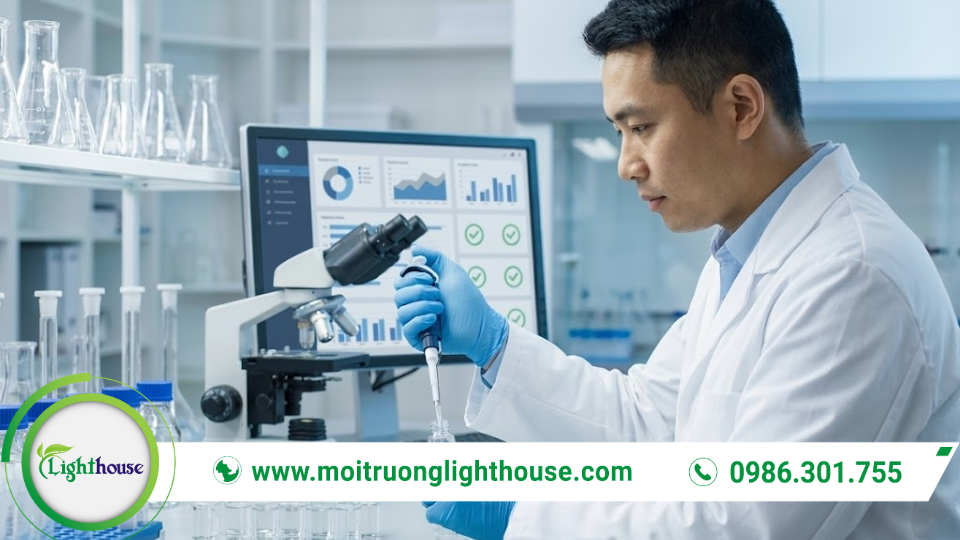 Hệ Thống Xử Lý Nước Cấp: Ứng Dụng & Tác Động Môi Trường 4 Kiểm soát chất lượng nước đầu ra của hệ thống xử lý nước cấp bằng xét nghiệm và phân tích mẫu.