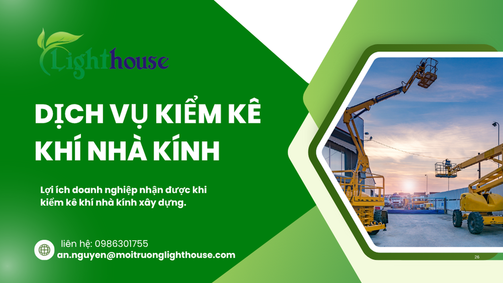 khí nhà kính lĩnh vực xây dựng