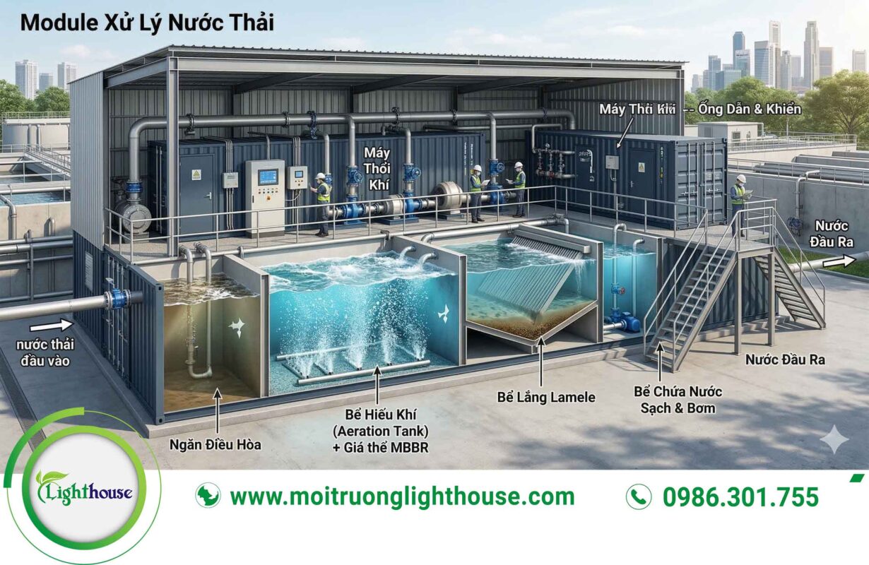 Module Xử Lý Nước Thải Lighthouse: Giải Pháp Công Nghệ Đột Phá Cho Doanh Nghiệp 5 module xu ly nuoc thai 1