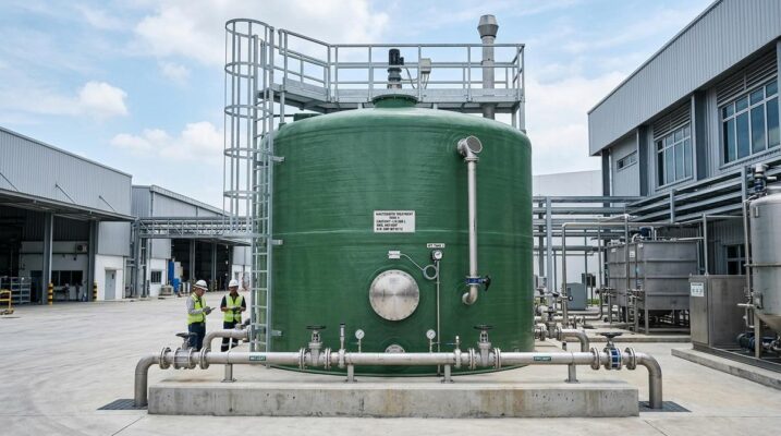 Bể xử lý nước thải composite: Cấu tạo, ưu điểm và quy trình lắp đặt 01