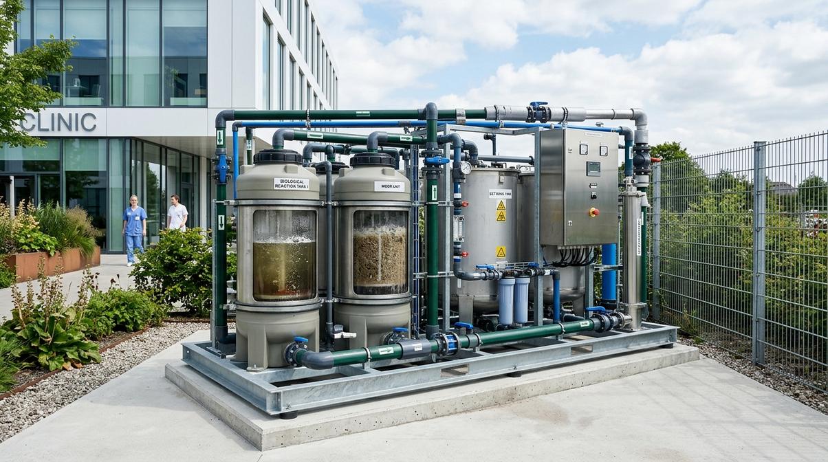 Bể xử lý nước thải y tế đạt chuẩn QCVN 28:2010/BTNMT