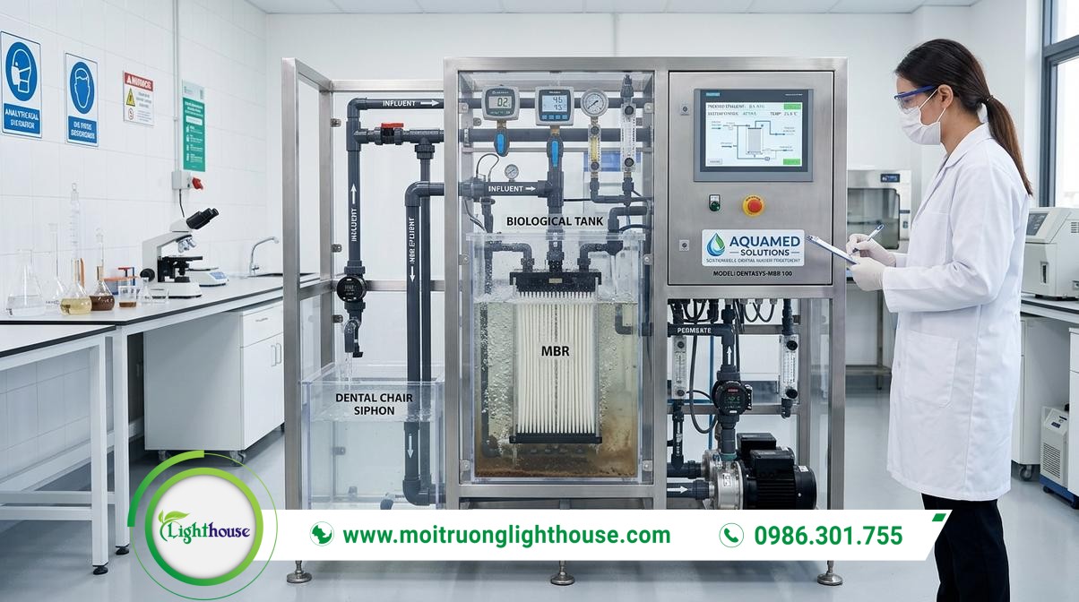 Công nghệ xử lý nước thải nha khoa tối ưu, đạt chuẩn QCVN 01