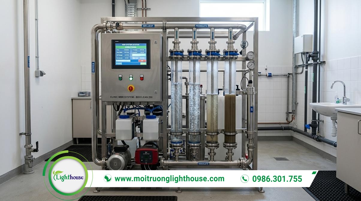 Công nghệ xử lý nước thải phòng khám tối ưu đạt chuẩn Sở Y tế 01