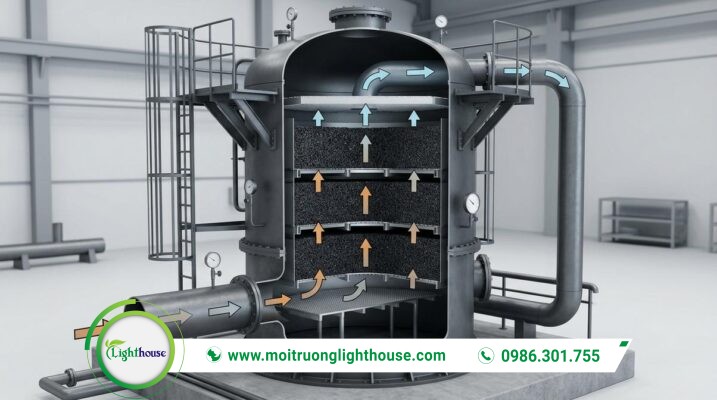 Hệ thống hấp phụ than hoạt tính: Cấu tạo và nguyên lý chuẩn 01