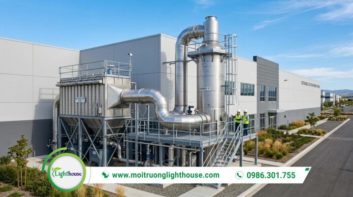 Hệ thống xử lý bụi và khí thải công nghiệp đạt chuẩn QCVN 01