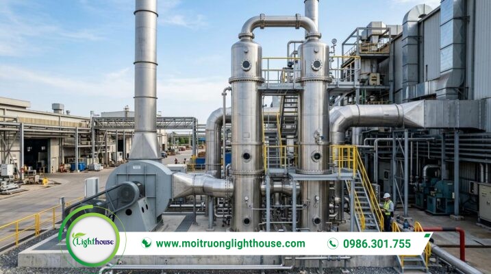 Hệ thống xử lý khí thải đạt chuẩn QCVN: Thiết kế & Thi công tối ưu 01