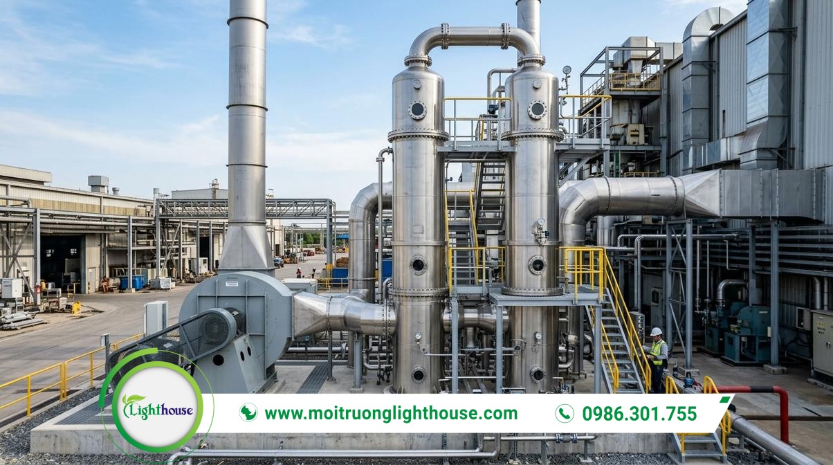 Hệ thống xử lý khí thải đạt chuẩn QCVN: Thiết kế & Thi công tối ưu 01