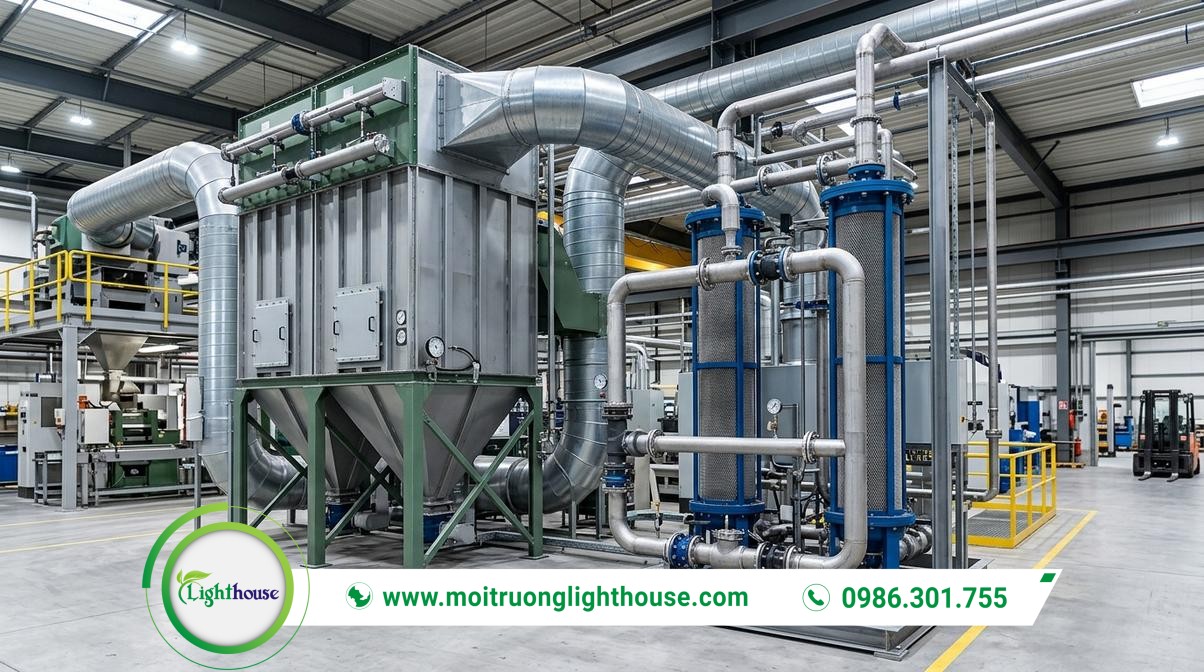 Hệ thống xử lý khí thải đạt chuẩn QCVN: Thiết kế & Thi công tối ưu