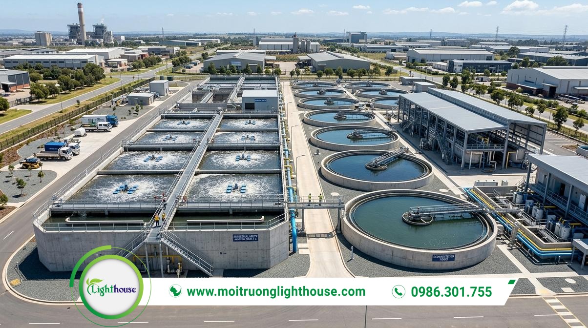 Hệ thống xử lý nước thải khu công nghiệp: Tiêu chuẩn & Quy trình 01