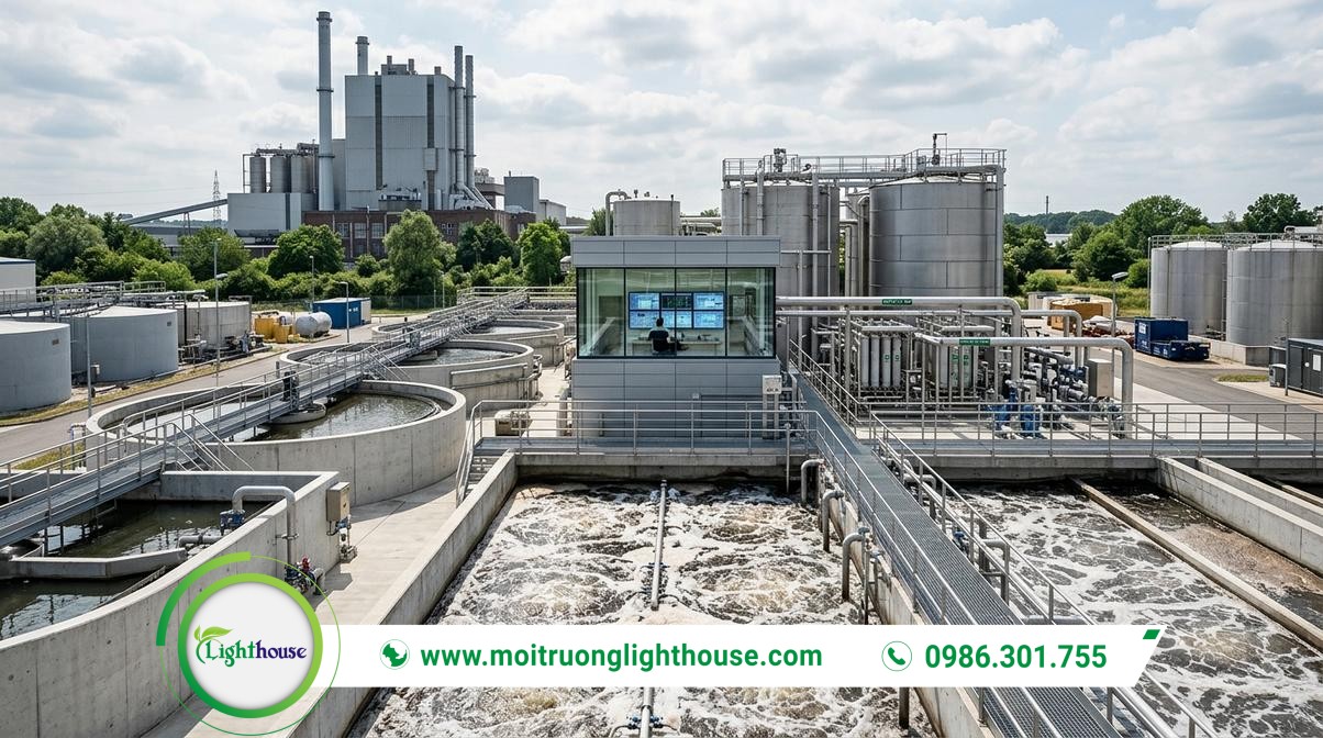 Hệ thống xử lý nước thải nhà máy: Thiết kế & Vận hành tối ưu 01