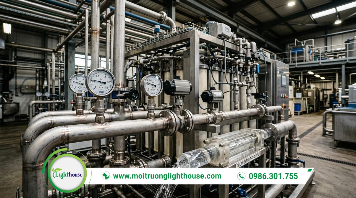 Hệ thống xử lý nước thải nhà máy: Thiết kế & Vận hành tối ưu
