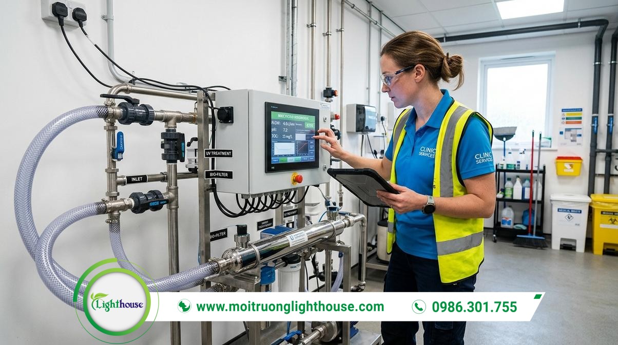 Hệ thống xử lý nước thải phòng khám: Quy chuẩn & Công nghệ tối ưu