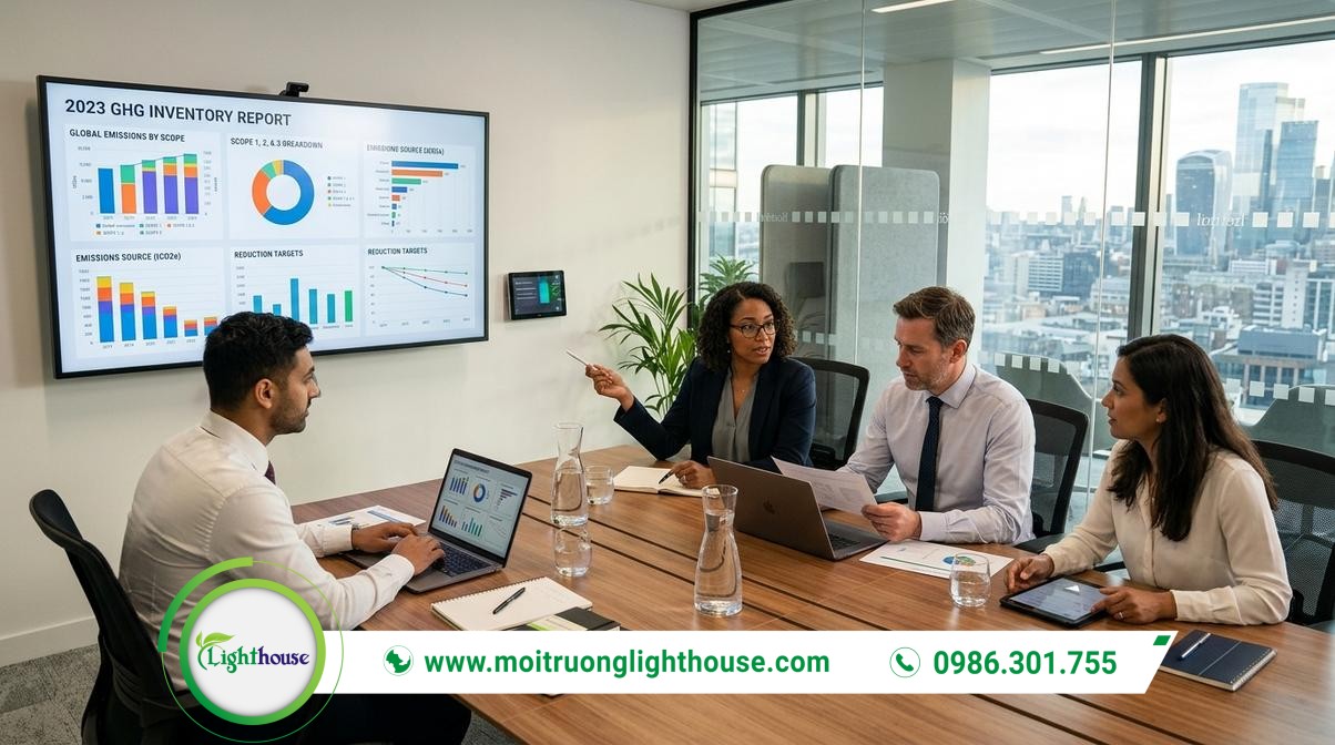 Hướng dẫn lập báo cáo khí nhà kính cấp cơ sở chuẩn pháp lý