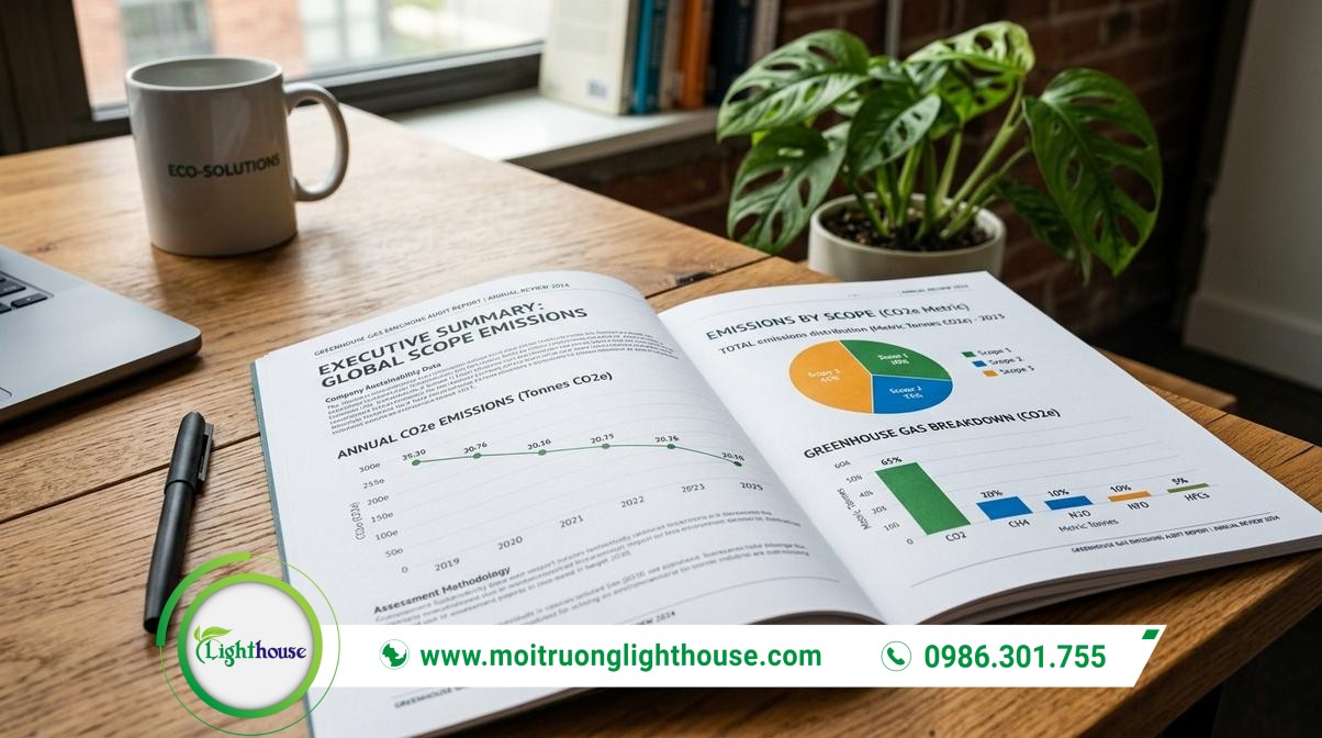 Hướng dẫn lập báo cáo kiểm kê khí nhà kính chuẩn ISO 14064-1