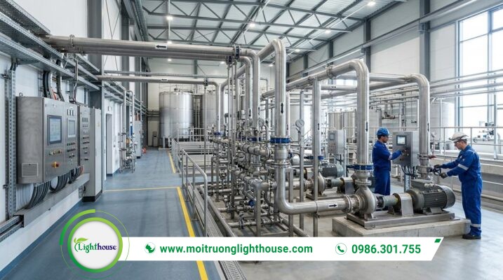 Lắp đặt thiết bị xử lý nước thải đạt chuẩn QCVN cho doanh nghiệp 01