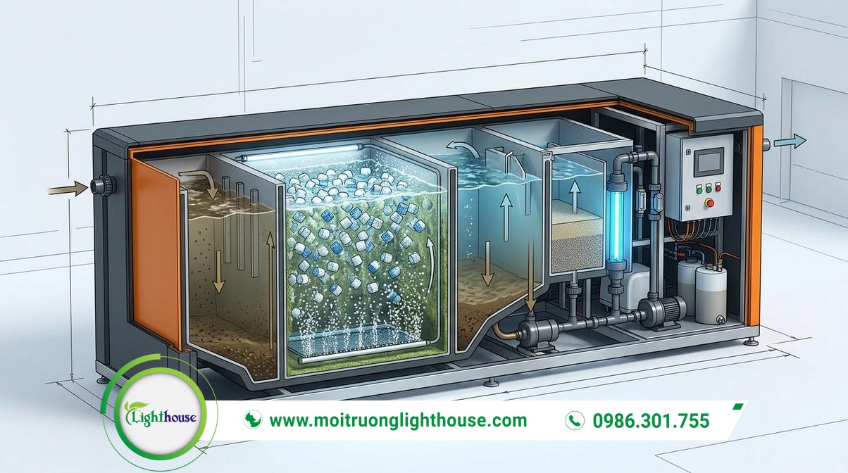 Máy xử lý nước thải công suất nhỏ: Giải pháp đạt chuẩn QCVN mới 3 Máy xử lý nước thải công suất nhỏ: Giải pháp đạt chuẩn QCVN mới