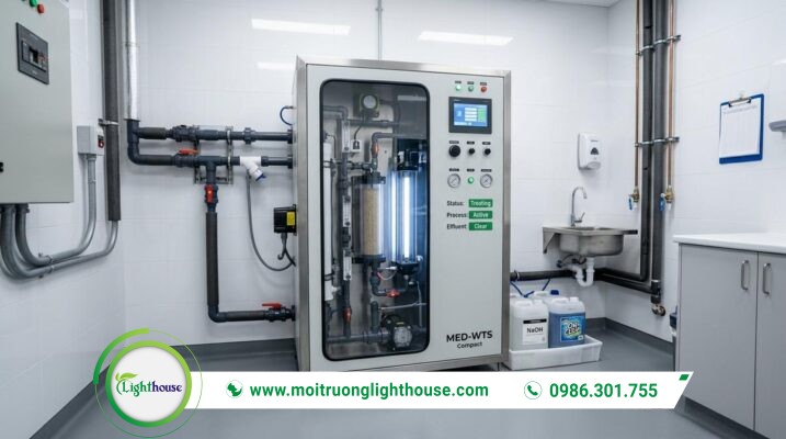 Máy xử lý nước thải phòng khám: Giải pháp đạt chuẩn QCVN 28 01