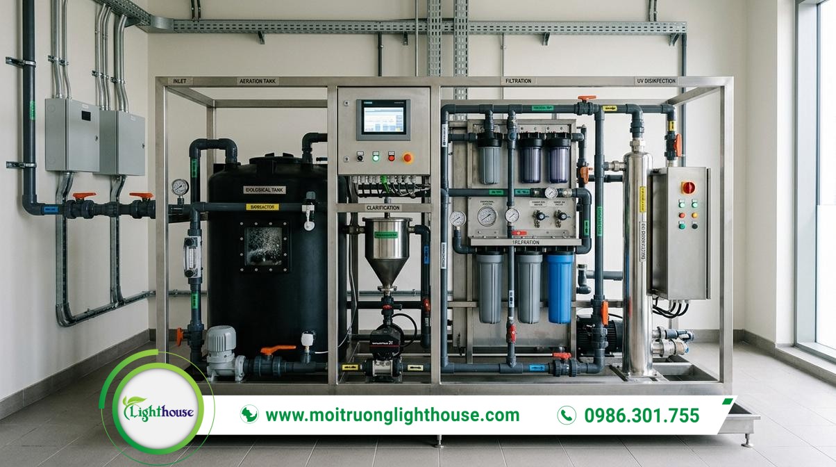 Máy xử lý nước thải y tế đạt chuẩn QCVN 28:2010/BTNMT 3 Máy xử lý nước thải y tế đạt chuẩn QCVN 28:2010/BTNMT
