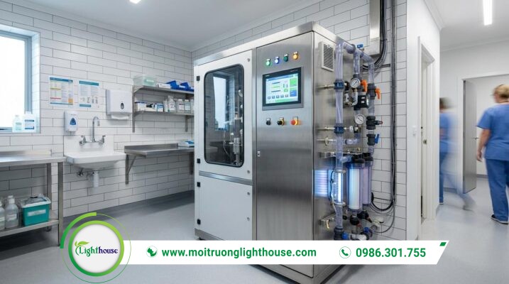 Máy xử lý nước thải y tế mini: Giải pháp đạt chuẩn cho phòng khám 01
