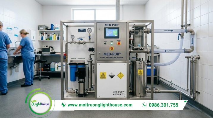 Module xử lý nước thải phòng khám: Giải pháp đạt chuẩn Sở Y tế 01