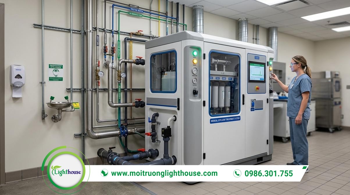 Module xử lý nước thải y tế đạt chuẩn QCVN mới nhất 01